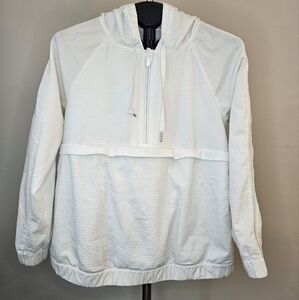 lululemon athletica pack light pullover. White. Measurements in pictures.